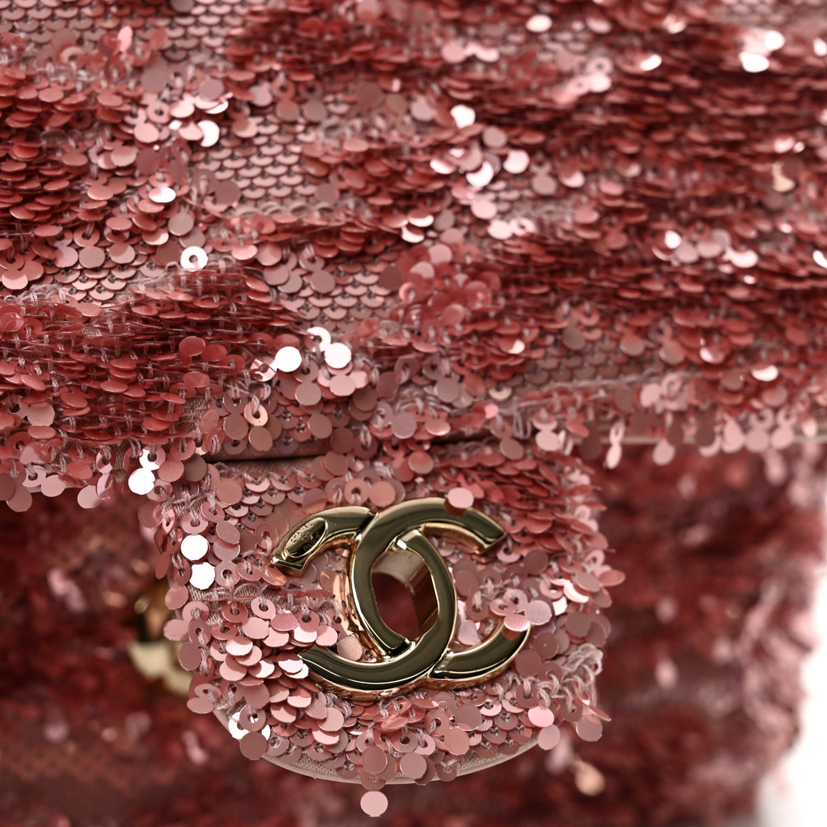 Sequin Mini Rectangular Flap Pink