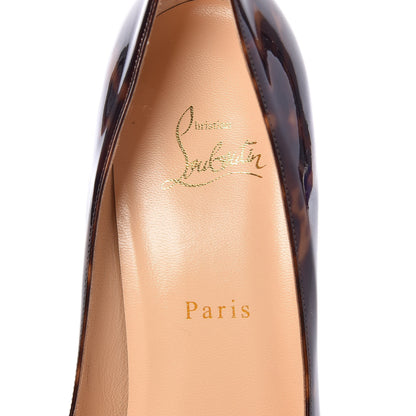 Louis Vuitton CHRISTIAN LOUBOUTIN Patent Tartaruga Decollete 554 70 Pumps 40.5 Testa Di Moro 6 of 8