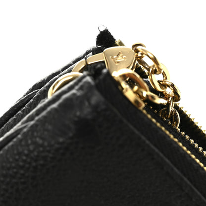 Louis Vuitton Empreinte Double Zip Pochette Black 10 of 10