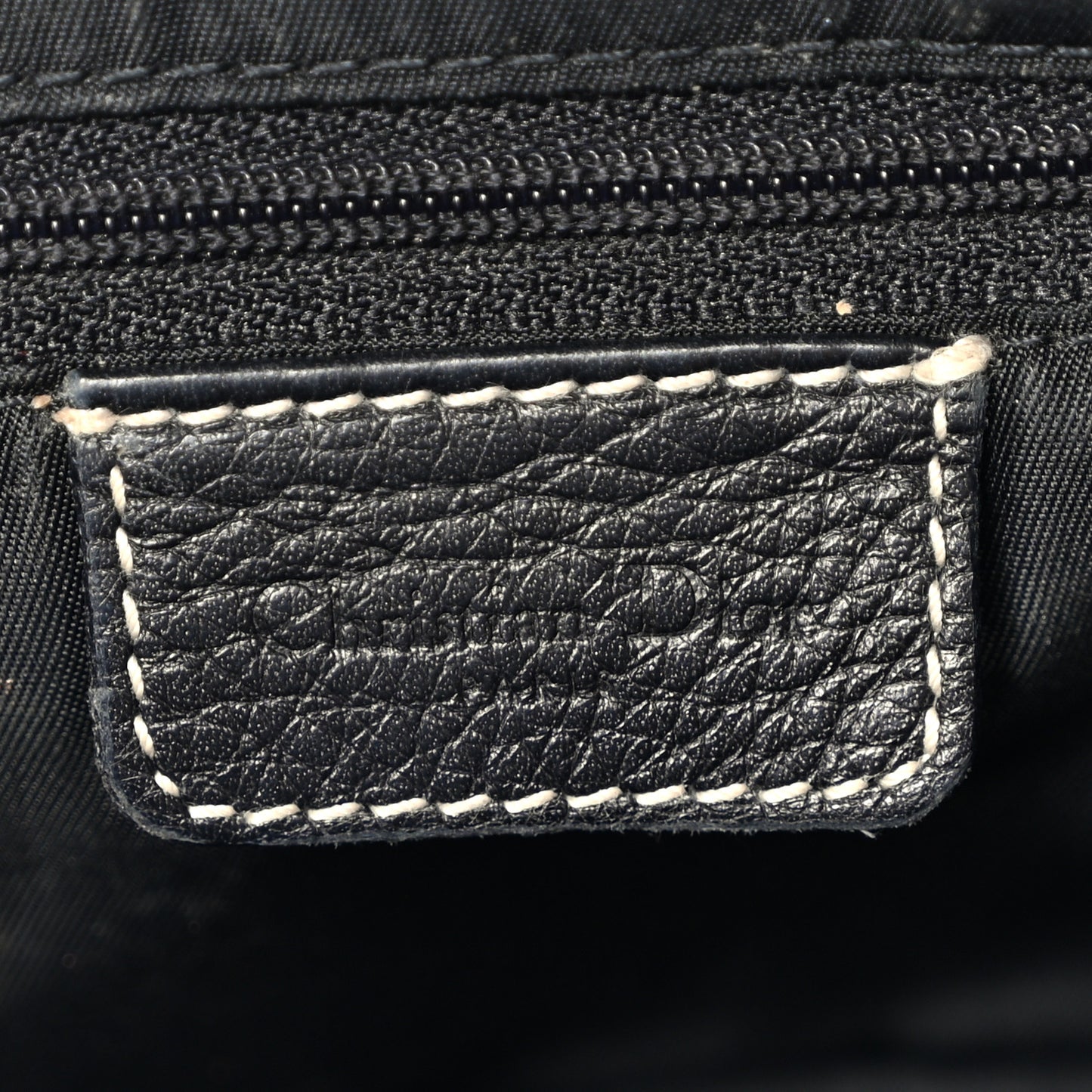 Calfskin Double Saddle Bag Black