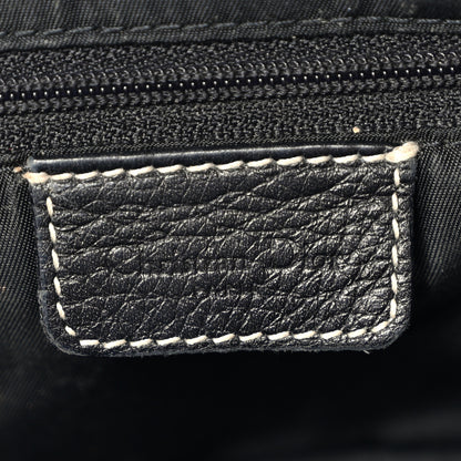 Christian Dior Calfskin Double Saddle Bag Black 6 of 10