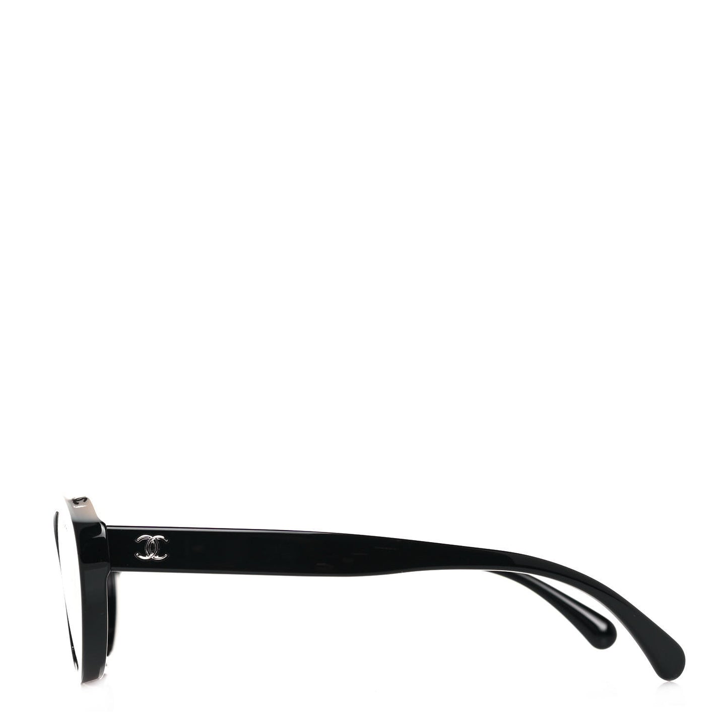 Acetate Oval Sunglasses 5416 Black Beige