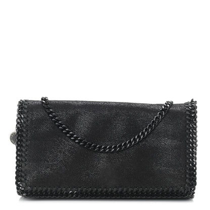 Stella McCartney Shaggy Deer Falabella Crossbody Clutch Black 1 of 11