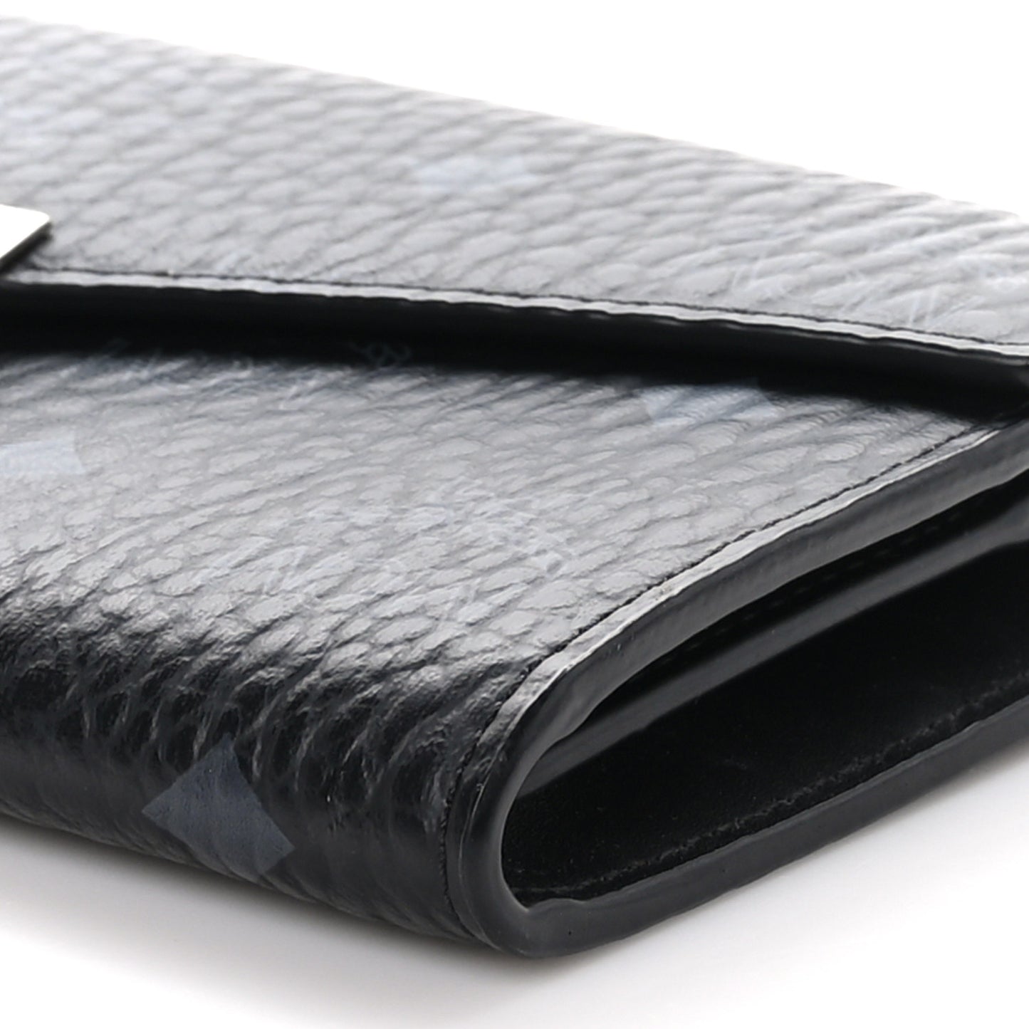 Visetos Large Patricia Wallet On Chain Black