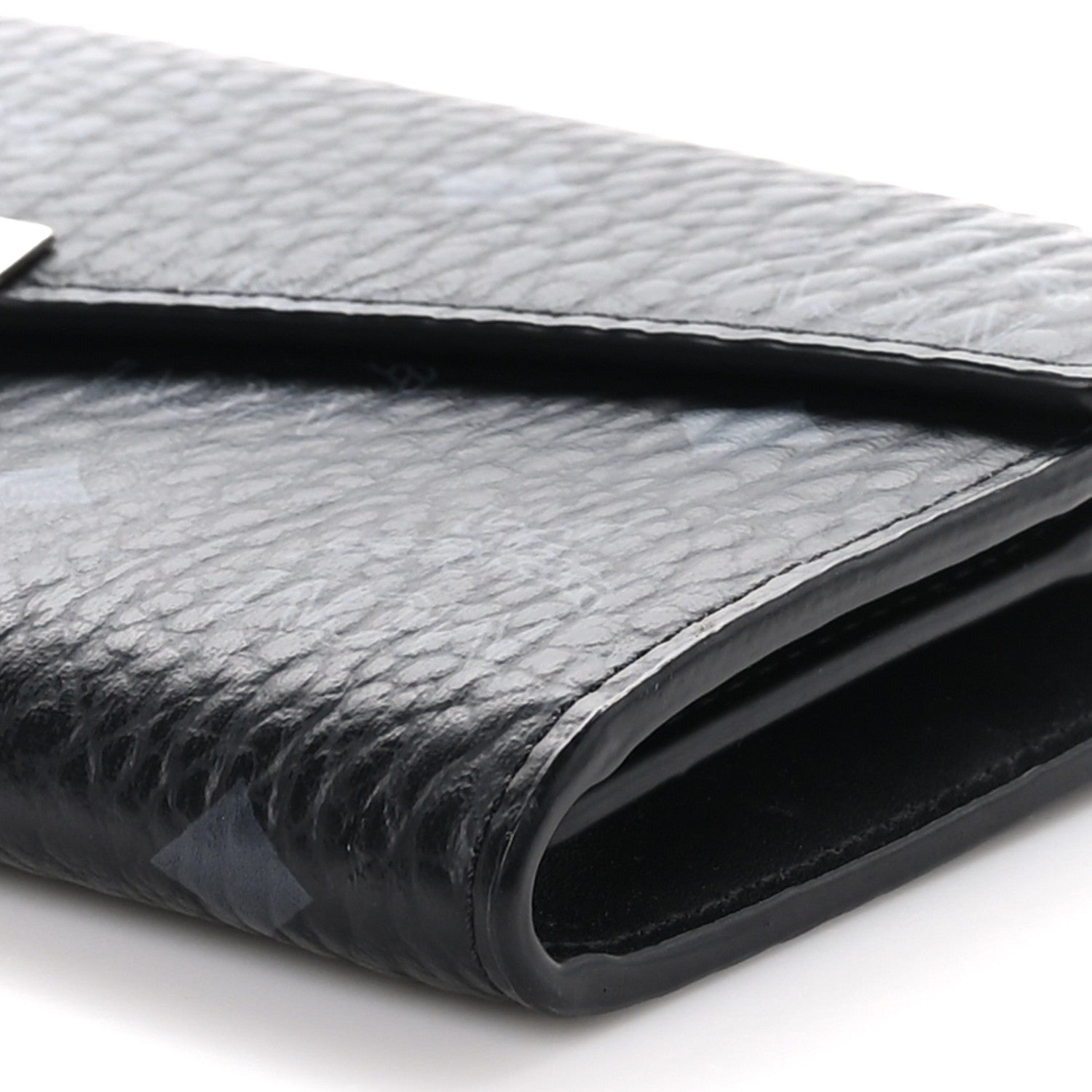 MCM Visetos Large Patricia Wallet On Chain Black 9 of 9