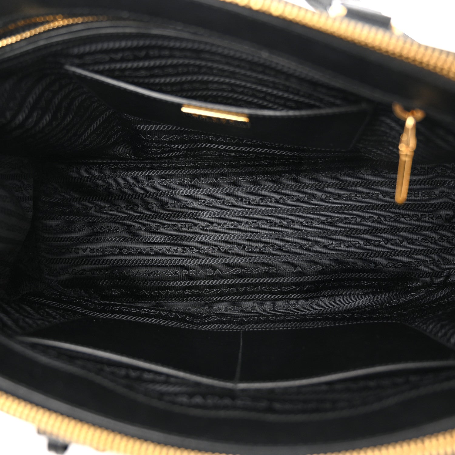 Prada Saffiano Medium Galleria Double Zip Tote Black 5 of 11