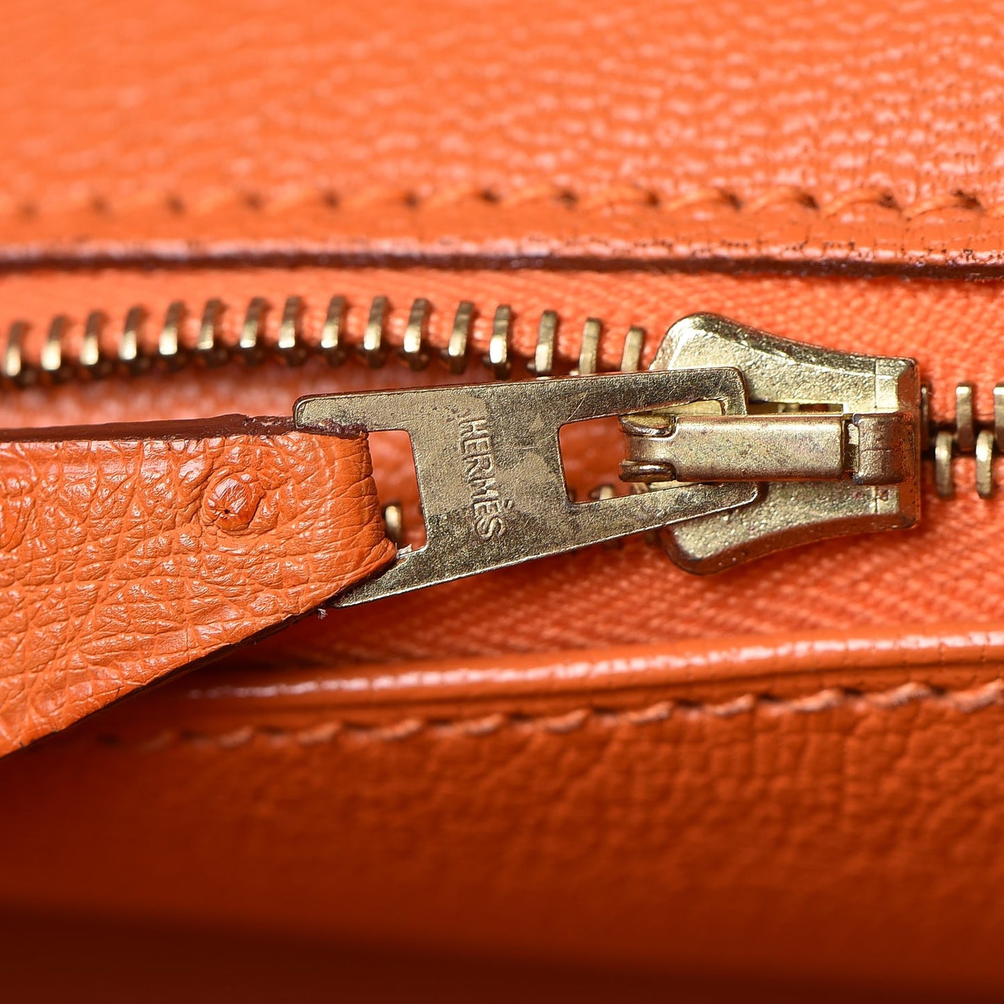 Ostrich Birkin 35 Orange