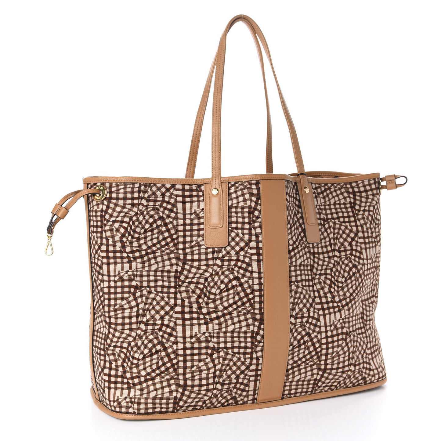 Visetos Large Liz Reversible Shopper Tote Cognac