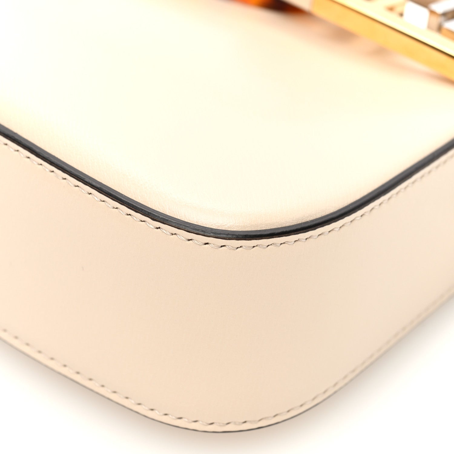 Fendi Vitello Queen Palmellato Fendi O'Lock Swing Camelia 10 of 10