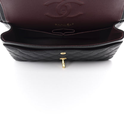 Chanel Caviar Quilted Medium Double Flap Black 5 of 11
