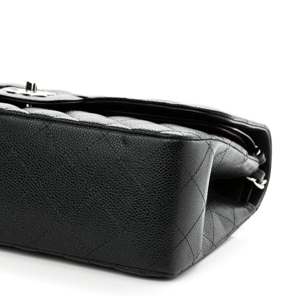 Chanel Caviar Quilted Jumbo Double Flap Black 9 of 9