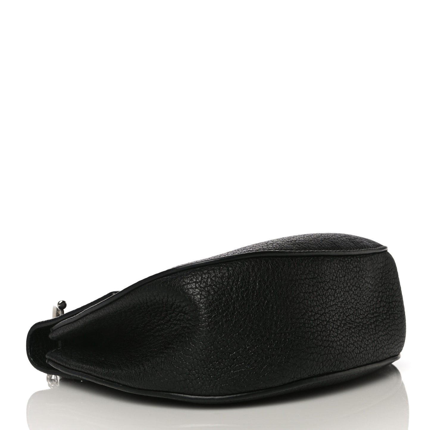 Grained Lambskin Mini Drew Shoulder Bag Black