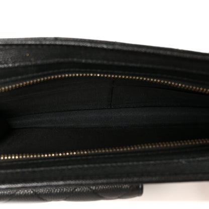 Chanel Caviar Quilted In & Out Chain Wallet Black 5 of 10