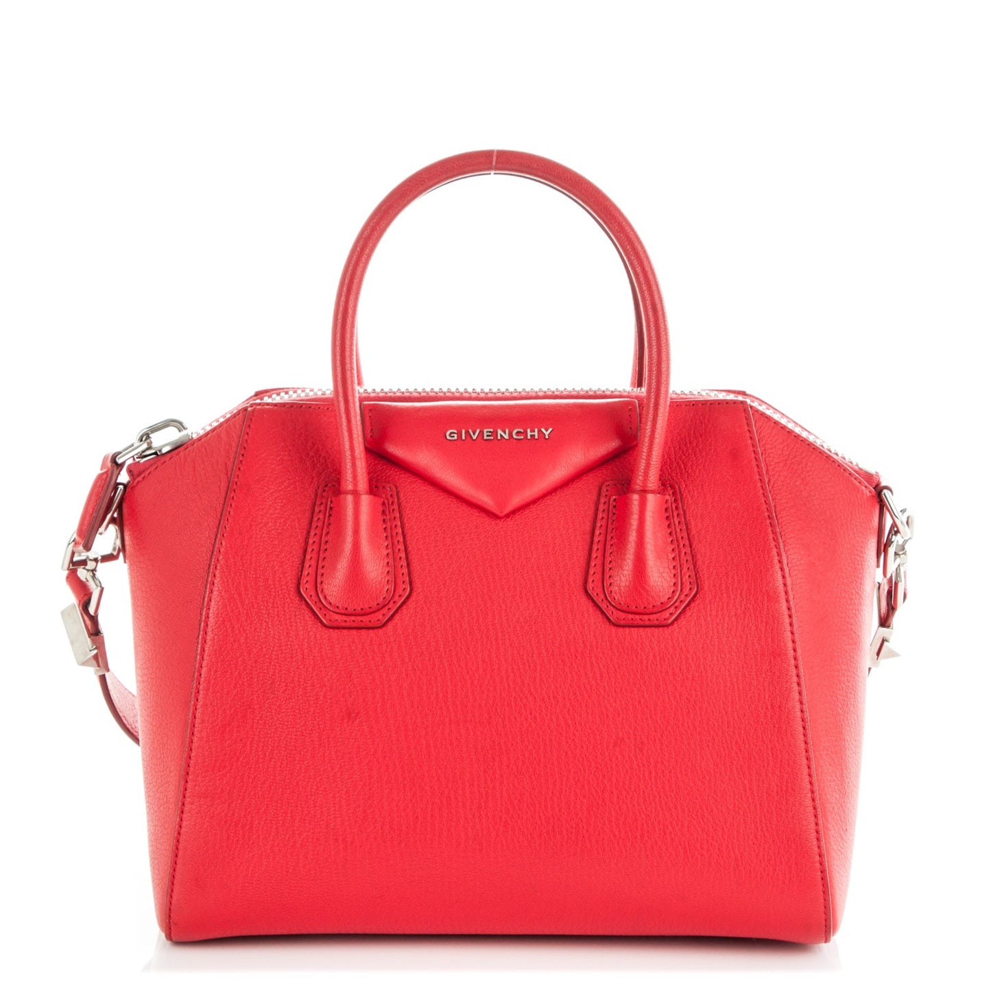 Sugar Goatskin Small Antigona Red