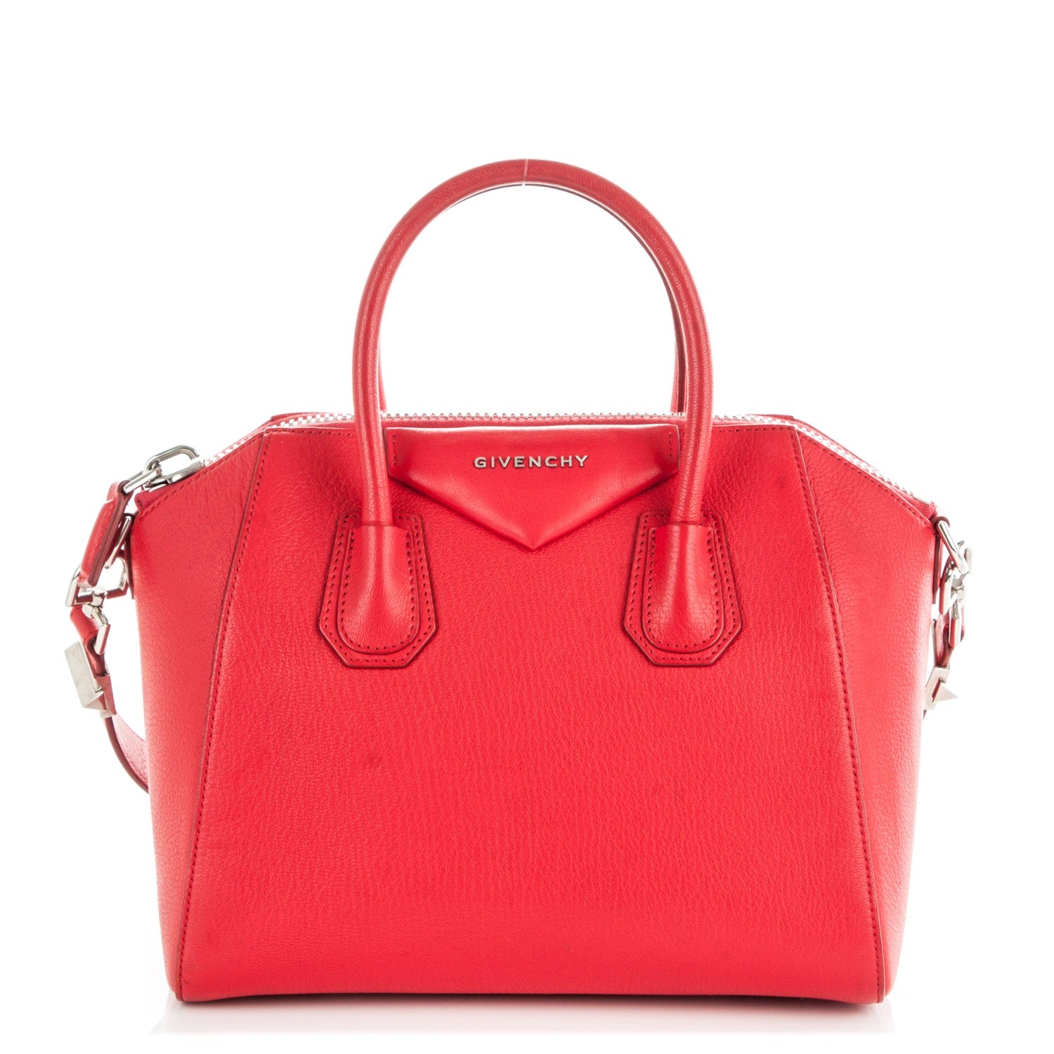 Givenchy Sugar Goatskin Small Antigona Red 1 of 7