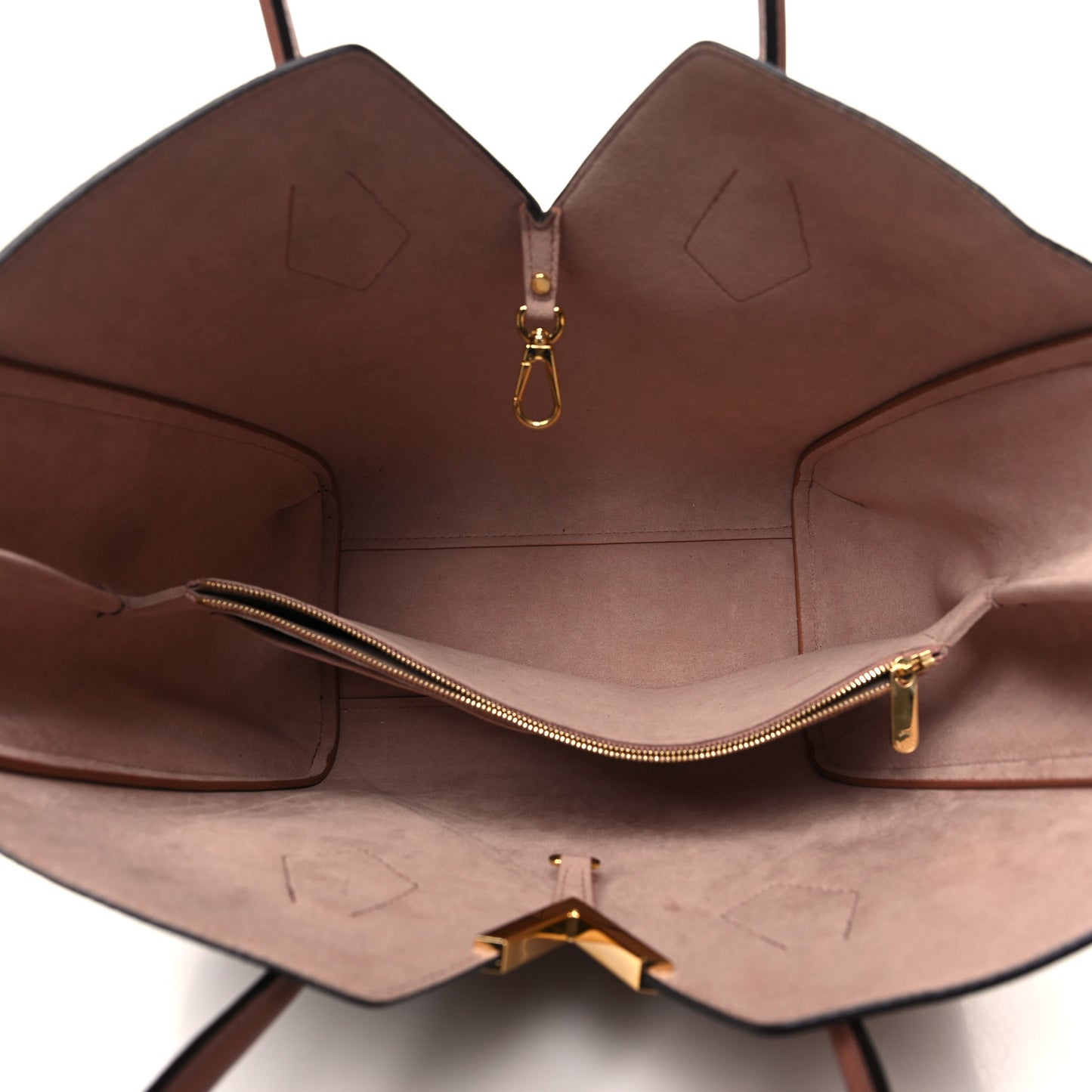 Calfskin Monogram Kimono Tote Bois de Rose