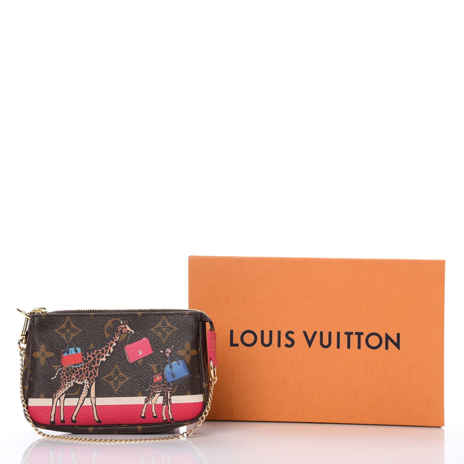 Louis Vuitton Monogram 2017 Christmas Animation Mini Pochette Accessories 8 of 8