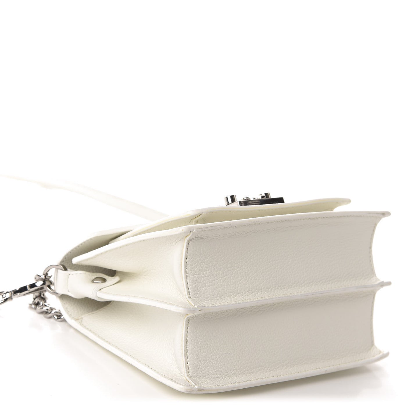 Calfskin Park Avenue Mini Patricia Crossbody Bag White