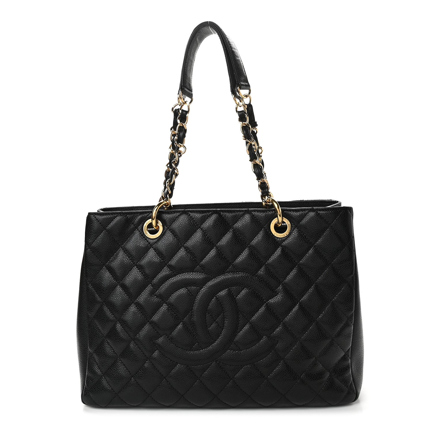 Chanel Caviar Quilted Grand Shopping Tote GST Black 1 of 10