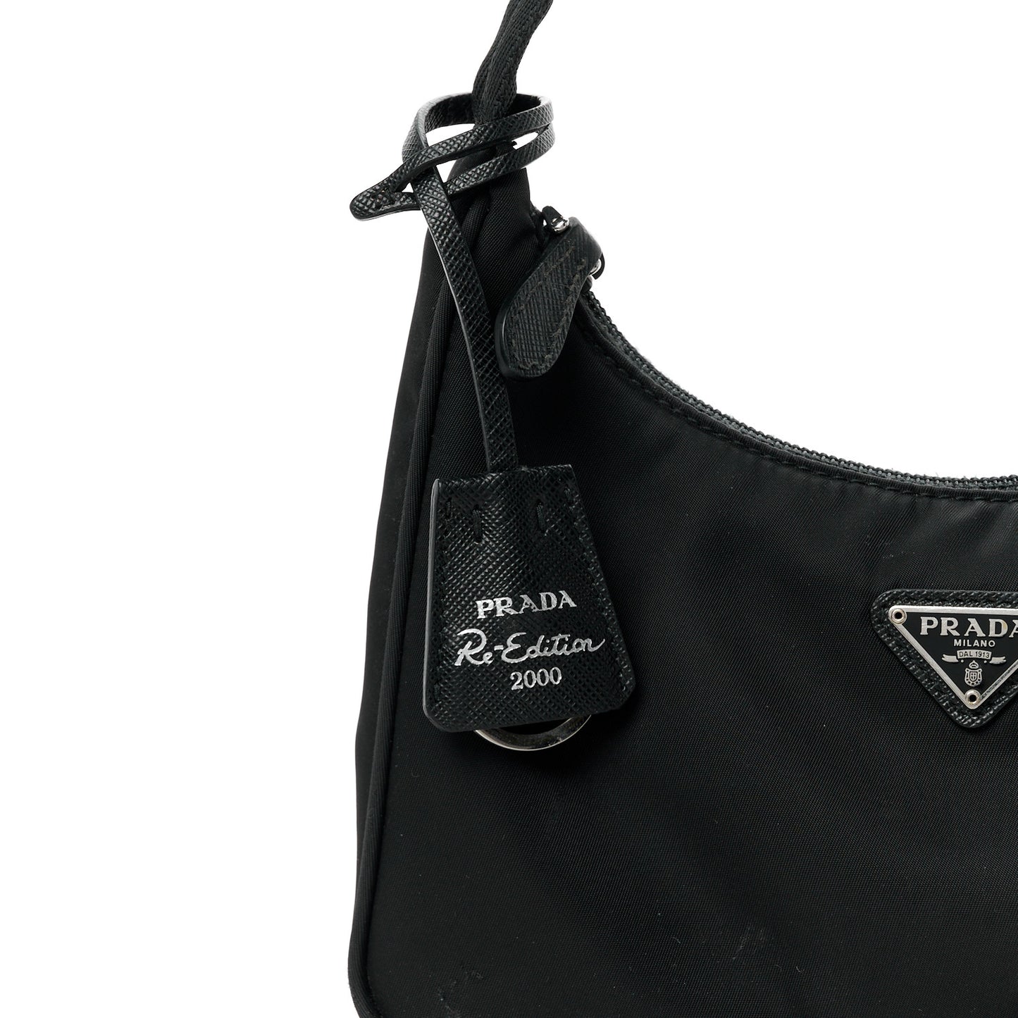 Tessuto Nylon Mini Re-Edition 2000 Bag Black