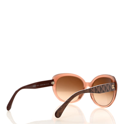 Chanel Acetate Quilted Sunglasses 5184 Tan 4 of 8