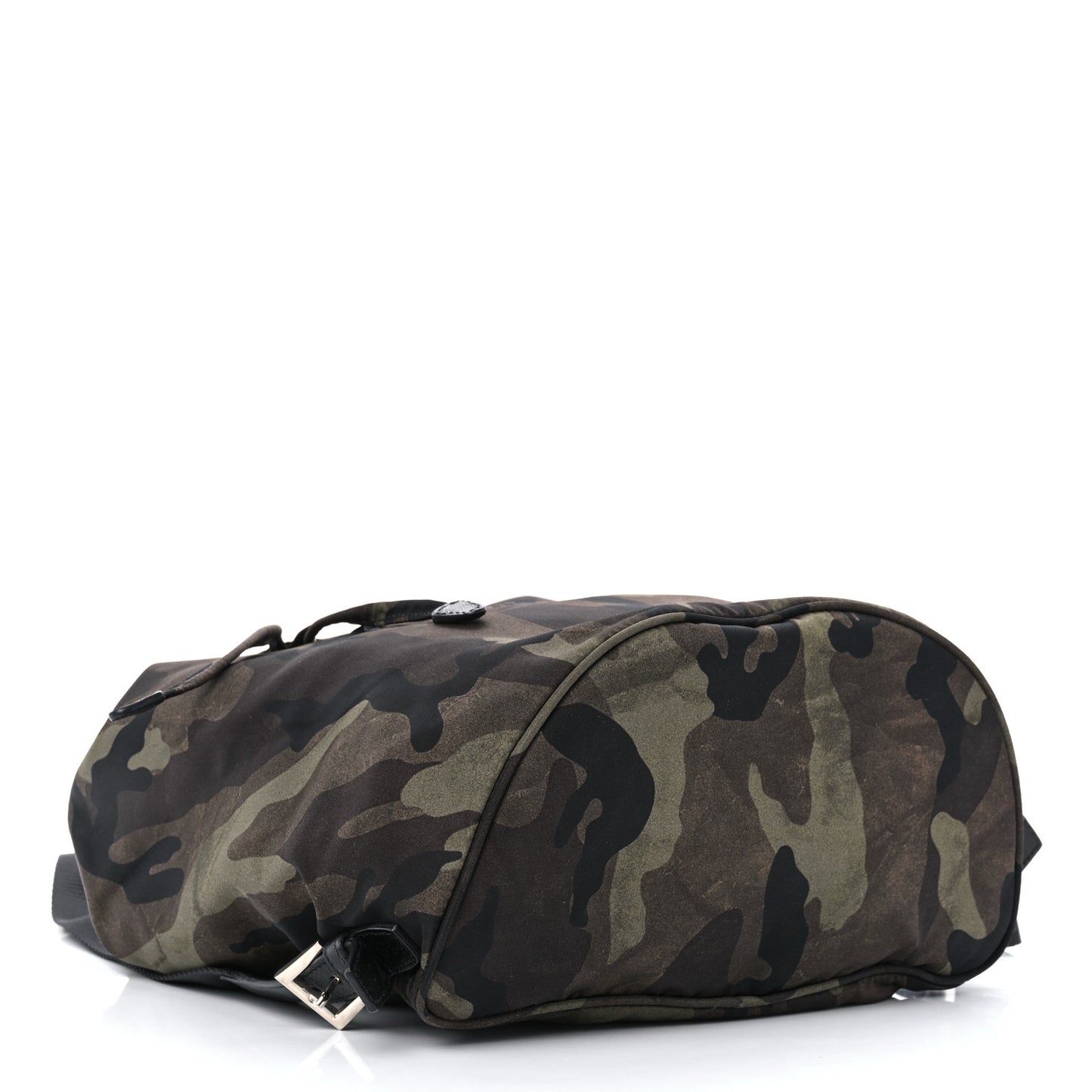Tessuto Nylon Camouflage Print Cinch Backpack Mimetico
