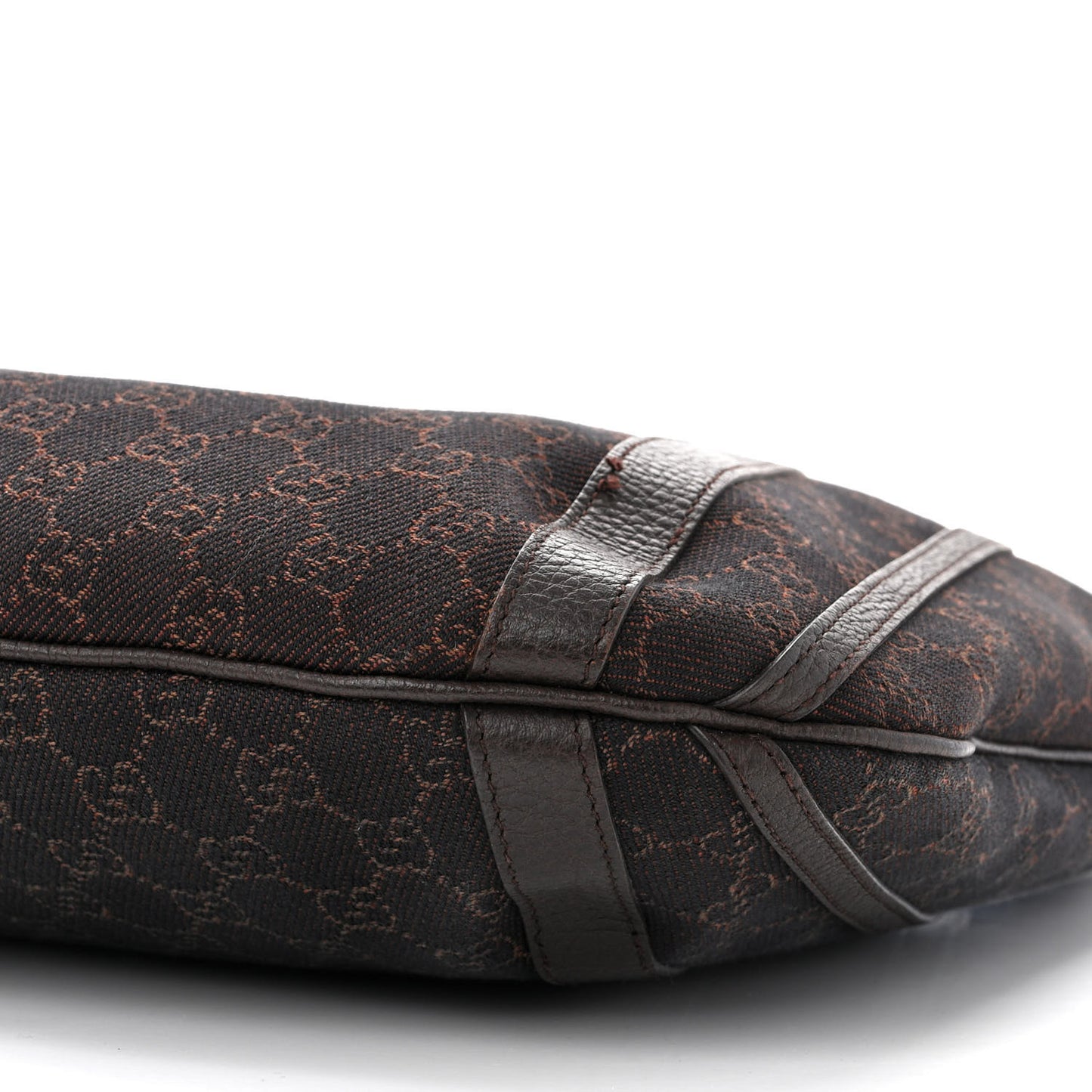 Monogram Medium Abbey Convertible Tote Dark Brown