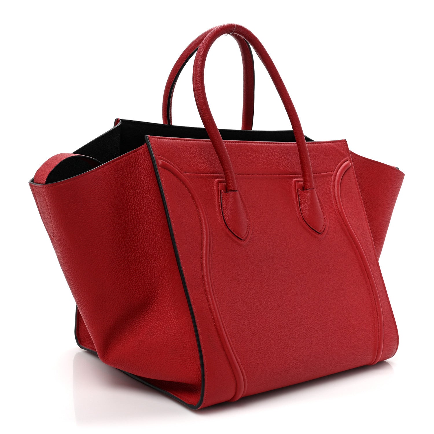 Celine Baby Grained Calfskin Medium Phantom Luggage Carmin 3 of 12