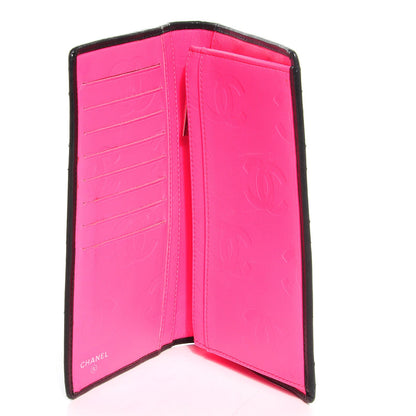 Chanel Calfskin Quilted Cambon Yen Wallet Black 5 of 8