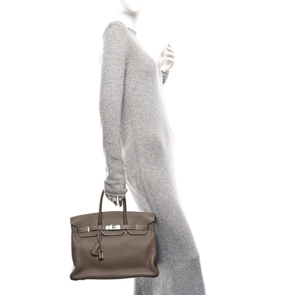 Hermes Togo Birkin 35 Etoupe 2 of 10