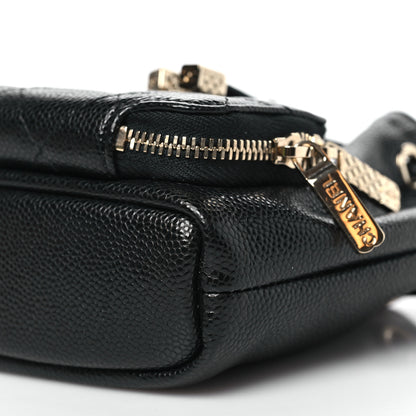 Chanel Caviar Quilted Mini CC Pocket Bucket Bag Black 10 of 10