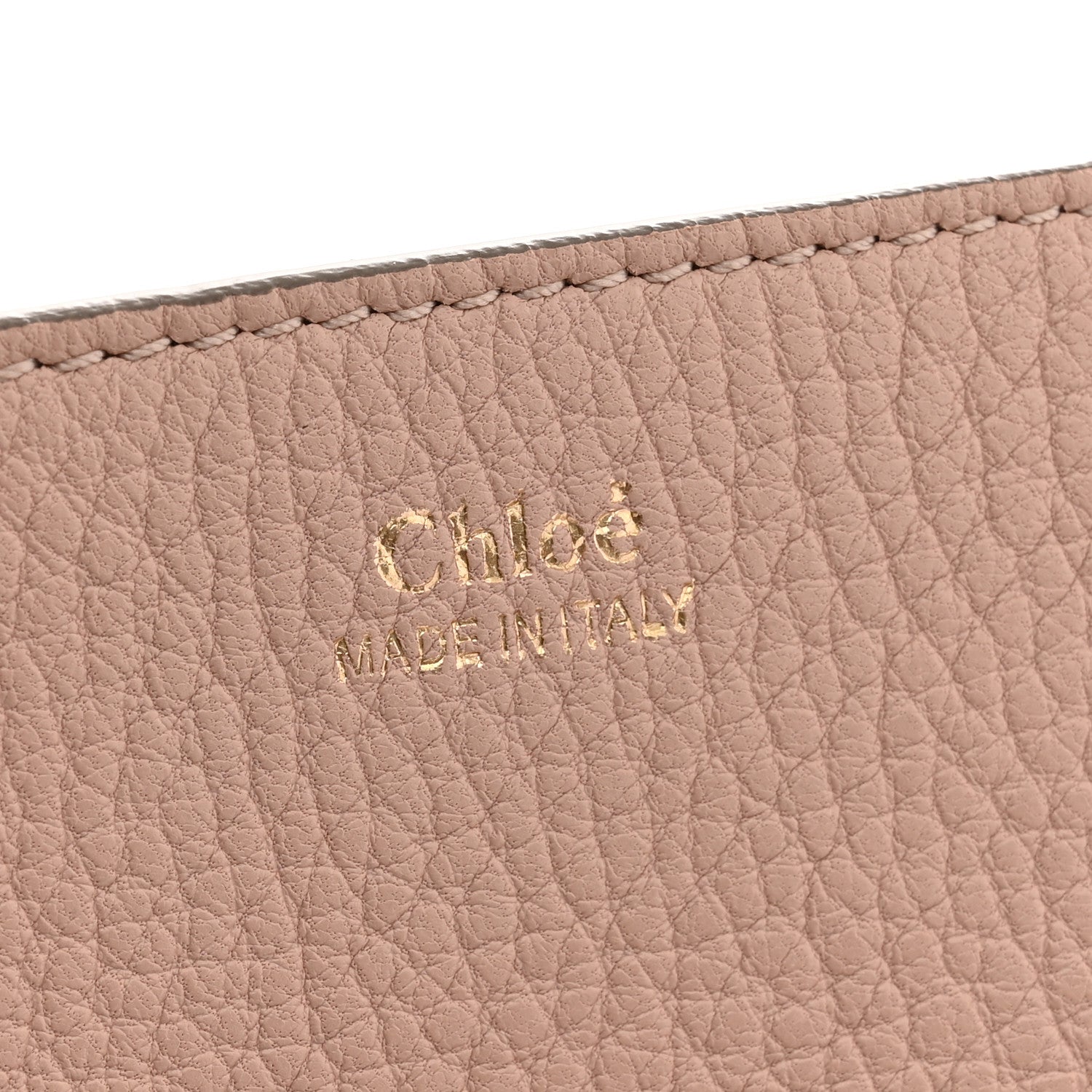 Chloe Grained Lambskin Drew Shoulder Bag Cement Pink 6 of 11