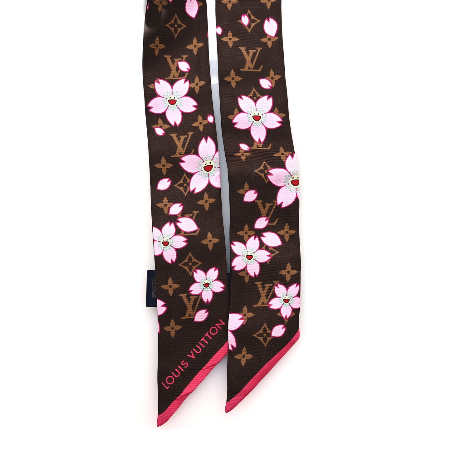LV X TM Silk Monogram Cherry Blossom BB Bandeau Tan
