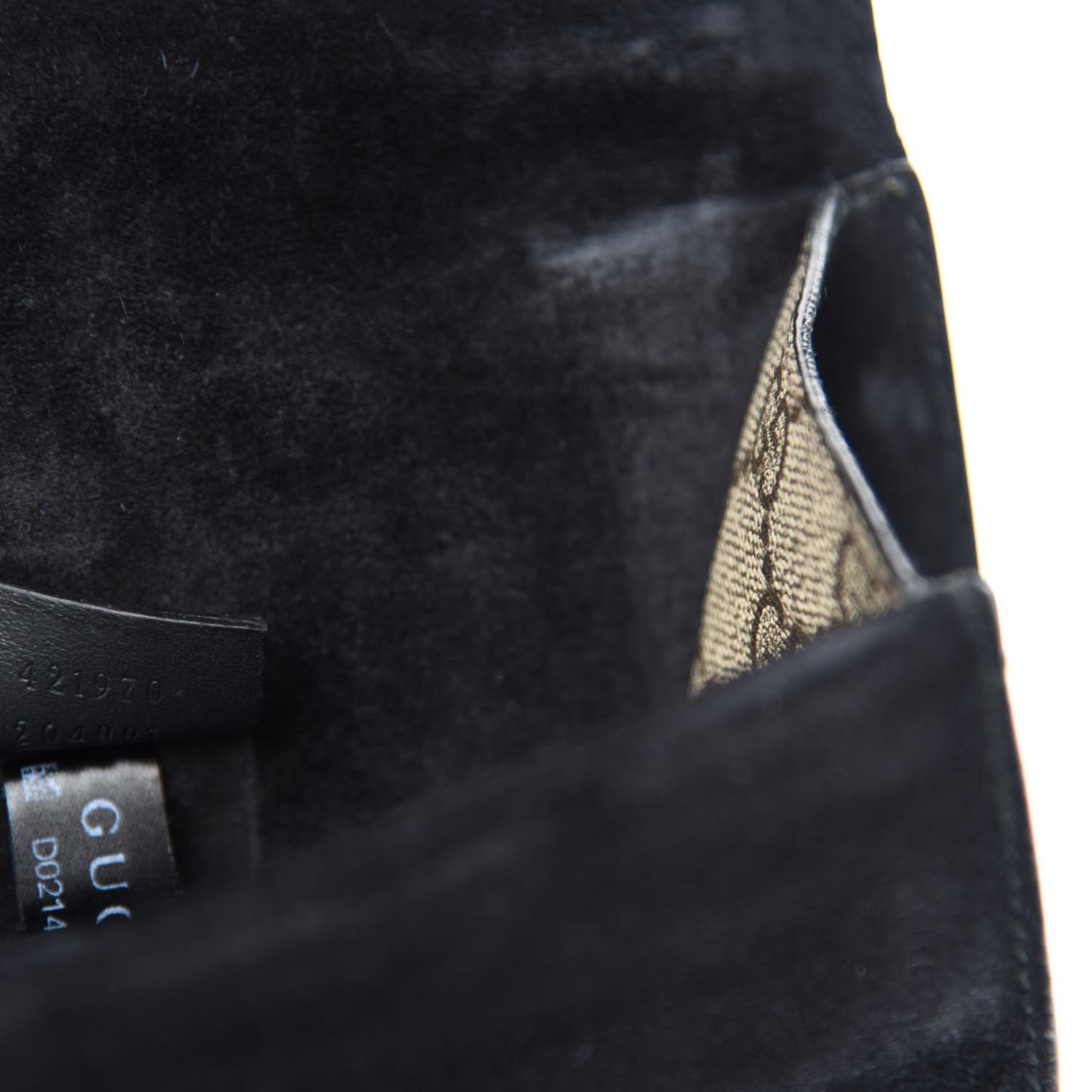 GG Supreme Monogram Mini Dionysus Shoulder Bag Black