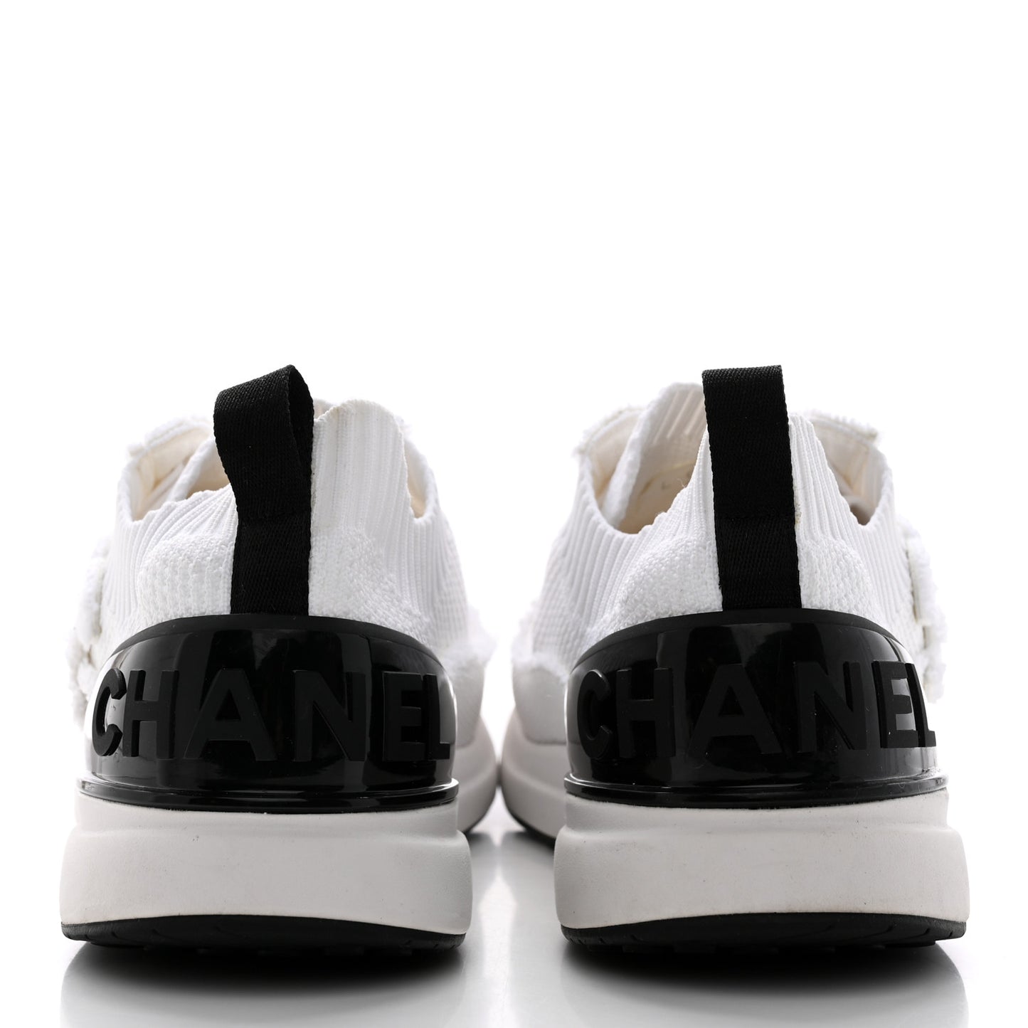 Fabric Logo Sneakers 39 White
