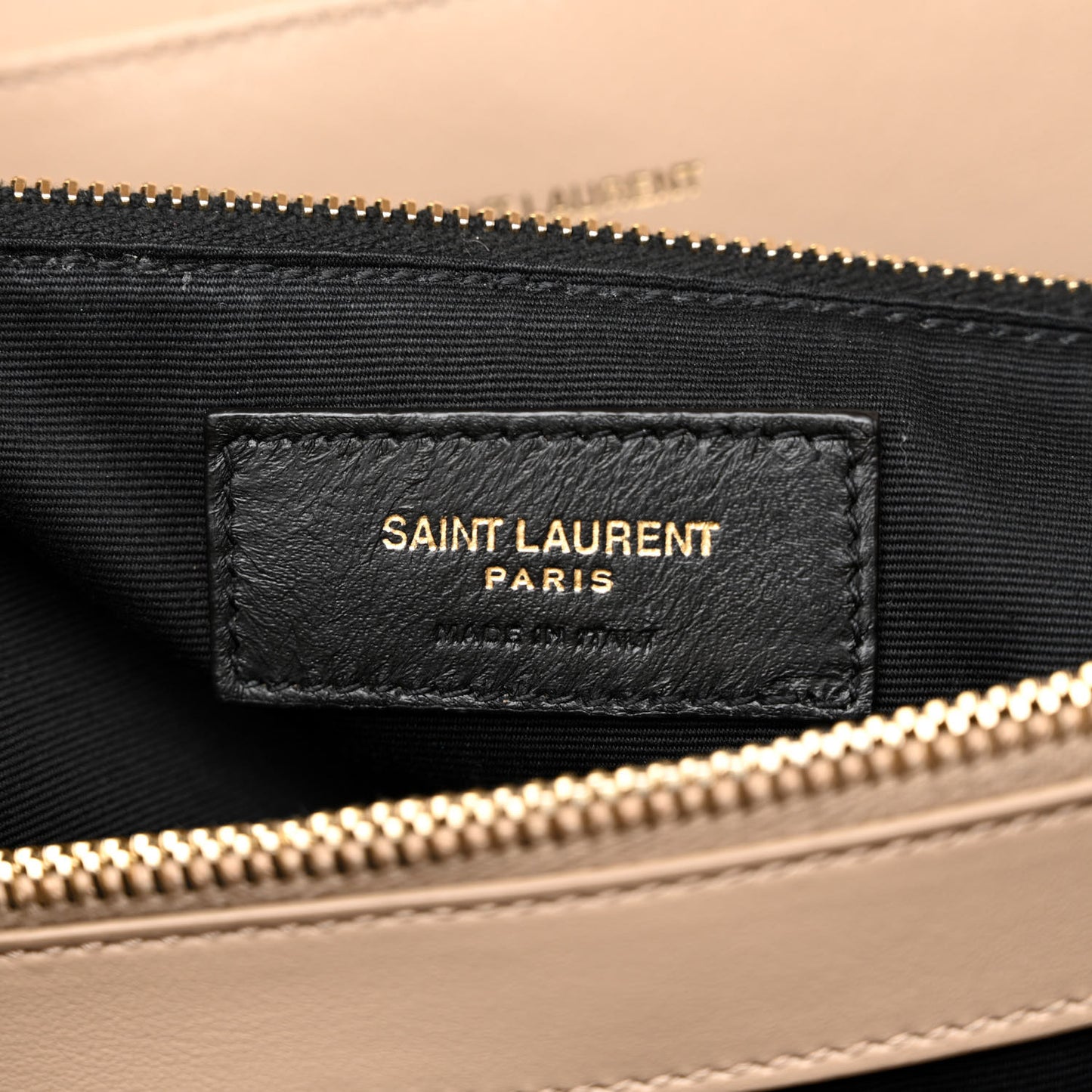 Calfskin Matelasse Large Loulou Monogram Chain Satchel Dark Beige