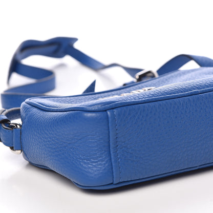 Prada Vitello Daino Camera Crossbody Azurro 8 of 10
