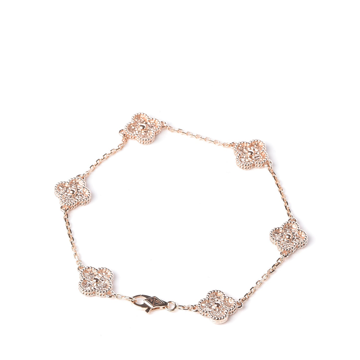 18K Rose Gold 6 Motifs Sweet Alhambra Bracelet