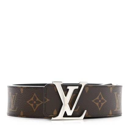 Louis Vuitton Calfskin Monogram 40mm LV Initiales Reversible Belt 90 36 Black 1 of 6
