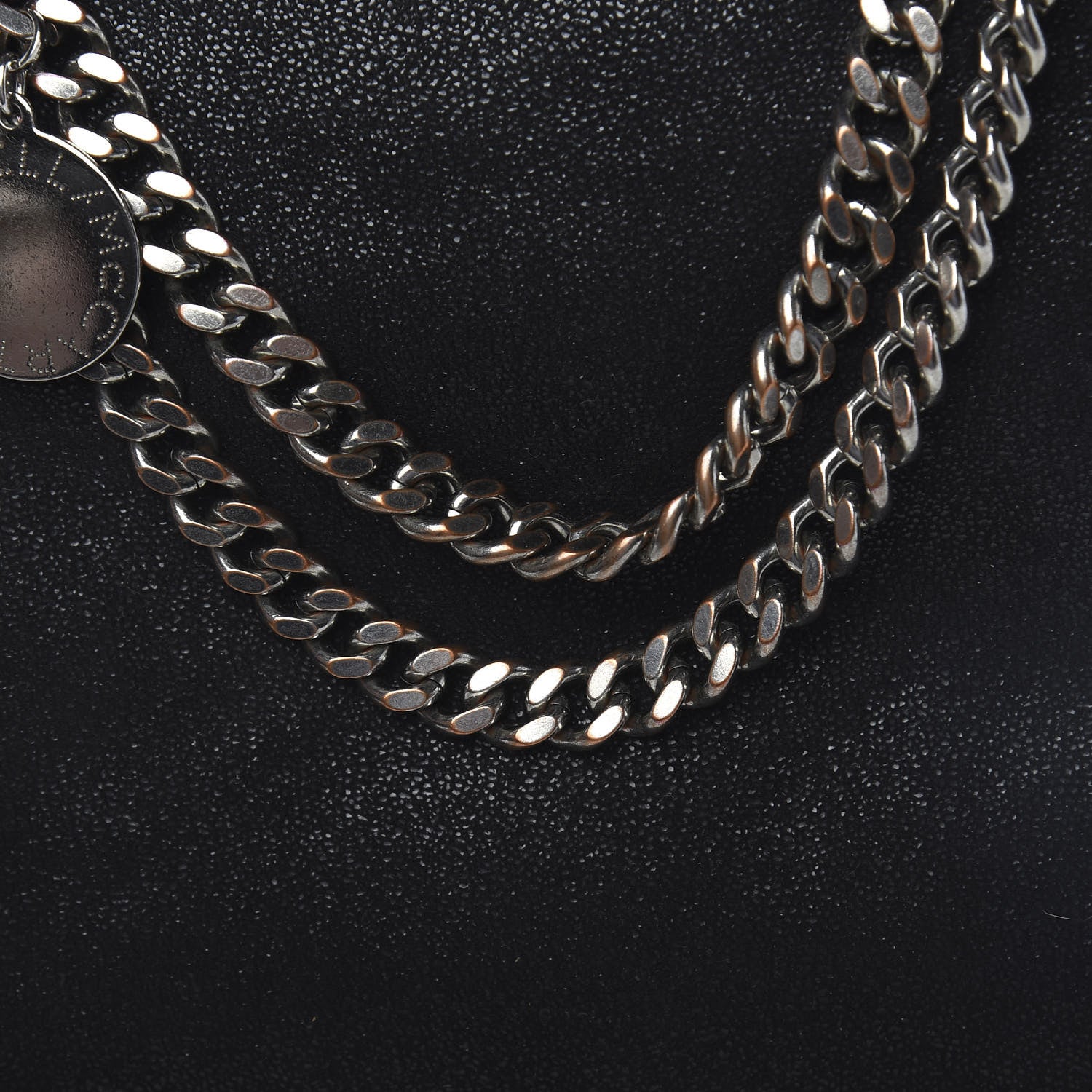 Stella McCartney Shaggy Deer Falabella Fold Over Tote Black 7 of 10