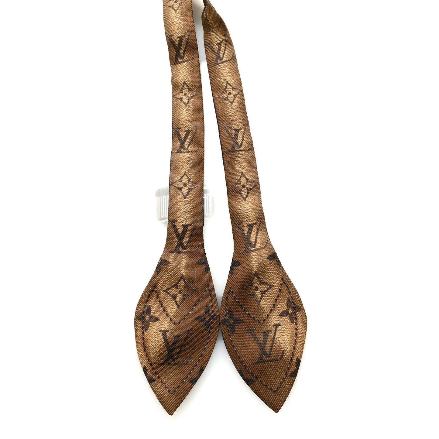 Silk Monogram Bandeau 3D Beige