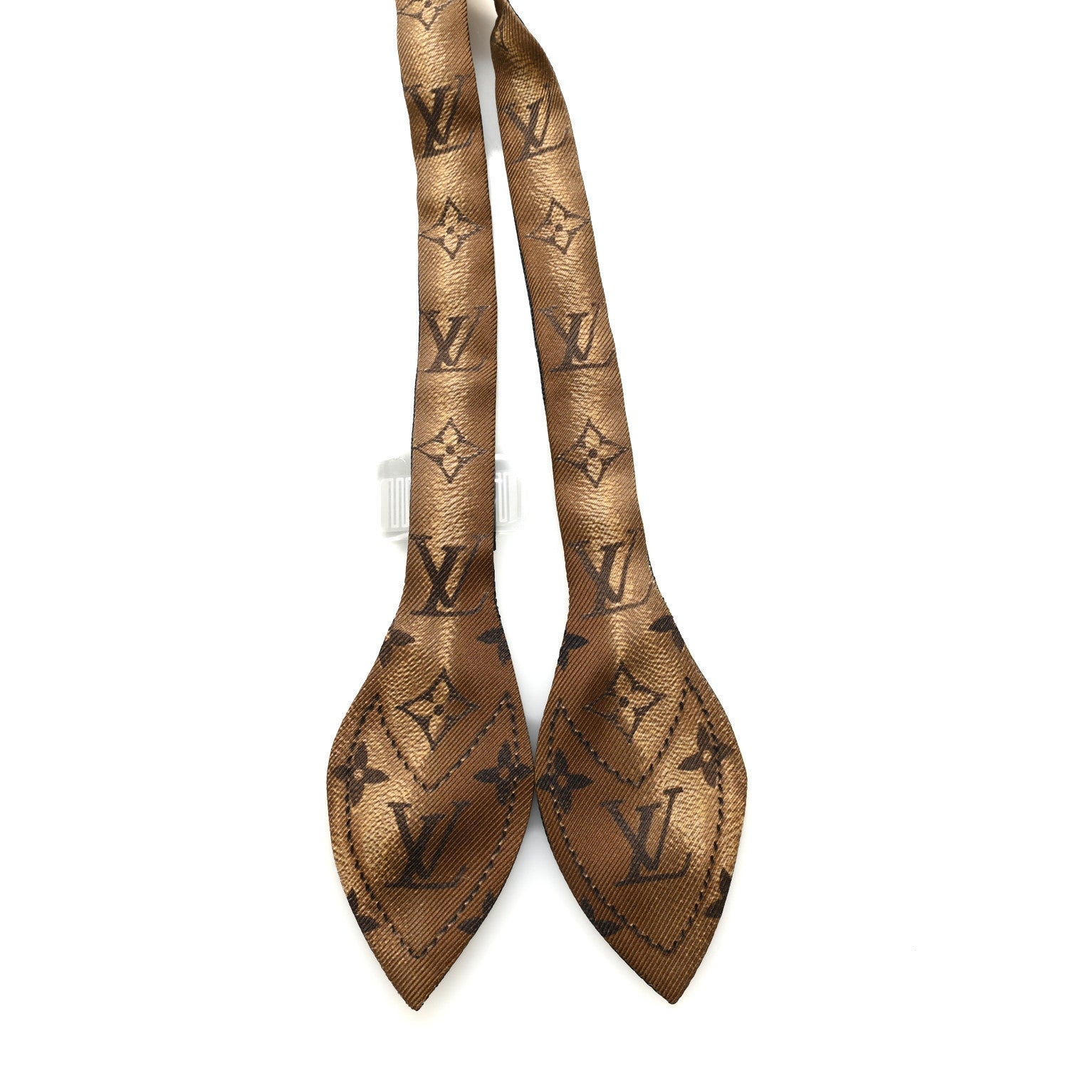 Louis Vuitton Silk Monogram Bandeau 3D Beige 2 of 3