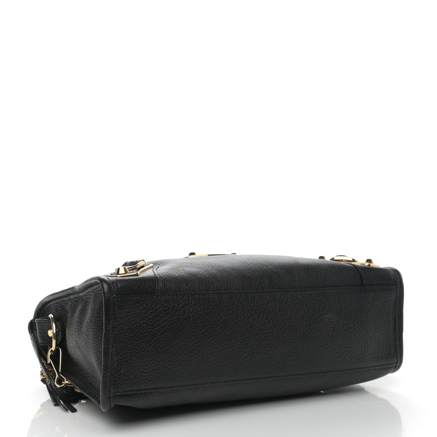 Balenciaga Chevre Gold Metallic Edge Hardware S City Black 4 of 10