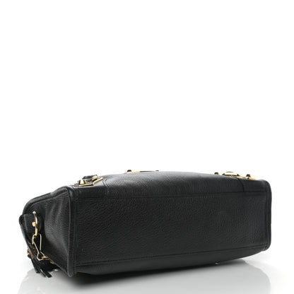 Balenciaga Chevre Gold Metallic Edge Hardware S City Black 4 of 10