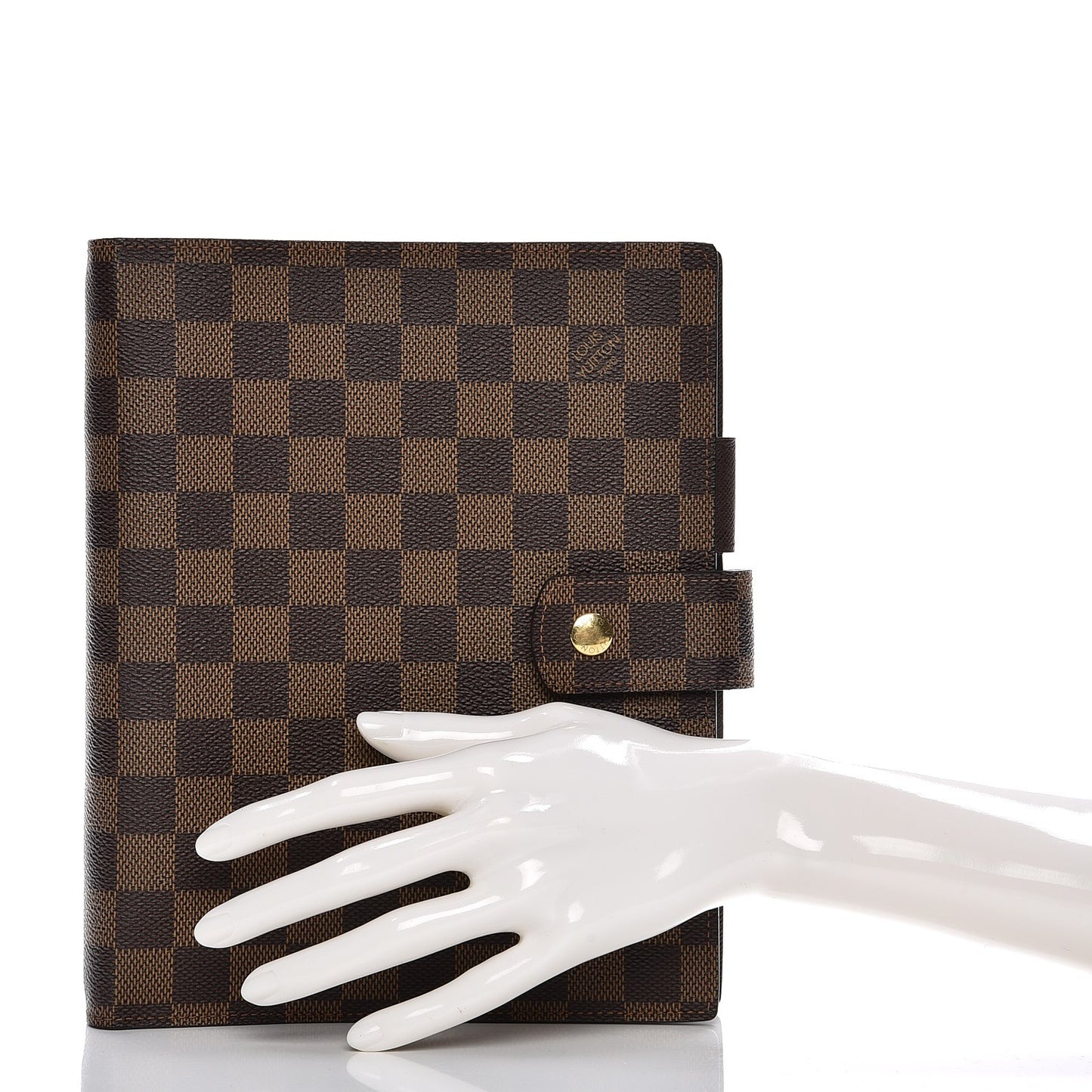 Damier Ebene Large Ring Agenda Cover