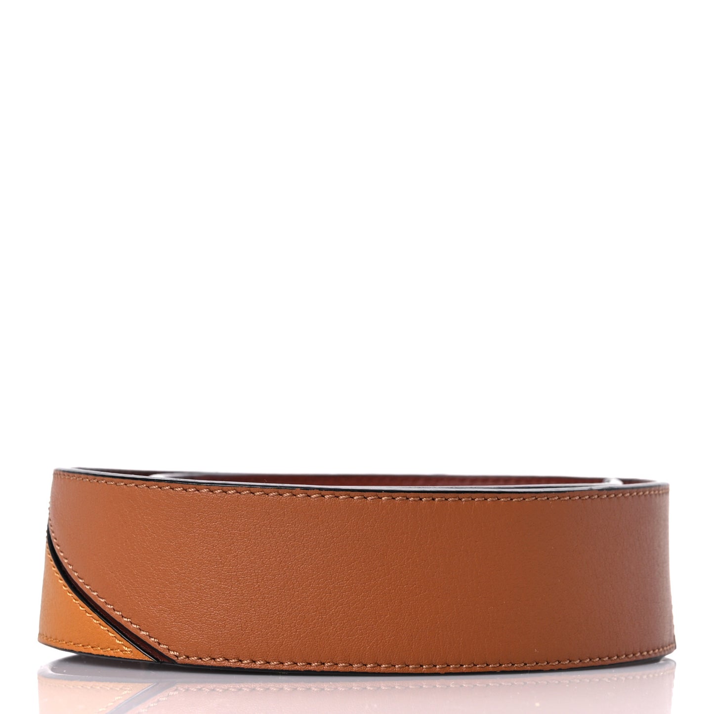 Calfskin Degrade Strap Tan Multicolor