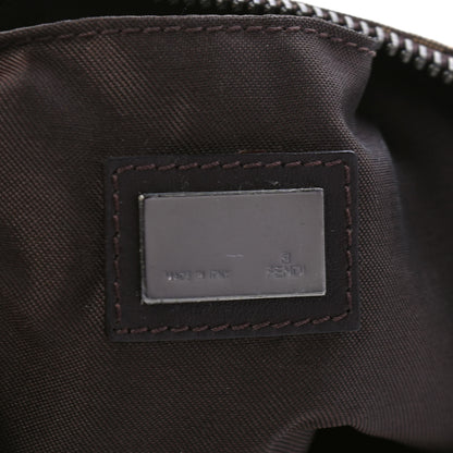 Fendi Zucchino Crossbody Dark Brown 5 of 5