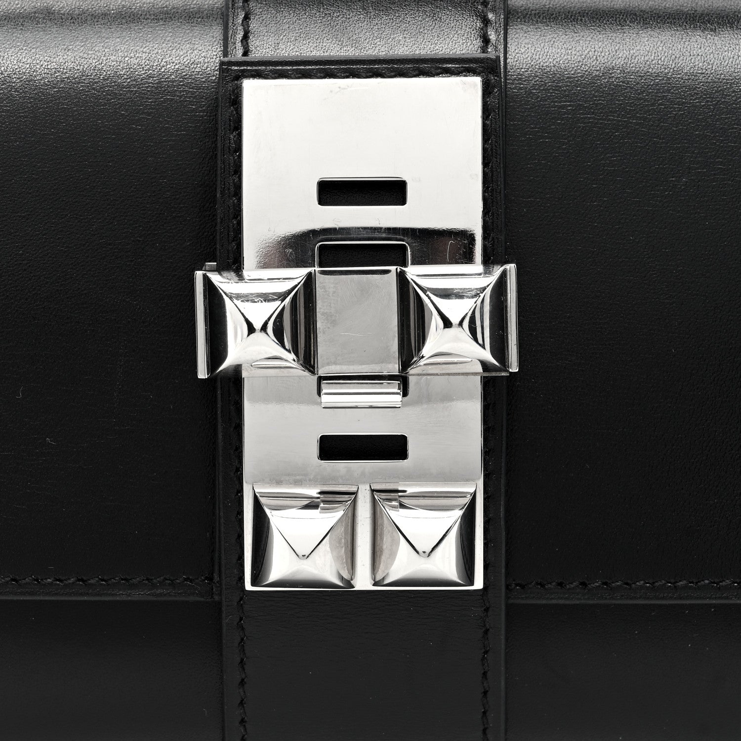 Hermes Box Medor 23 Clutch Black 8 of 10