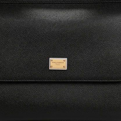 Dolce & Gabbana Dauphine Medium Miss Sicily Satchel Black 7 of 7