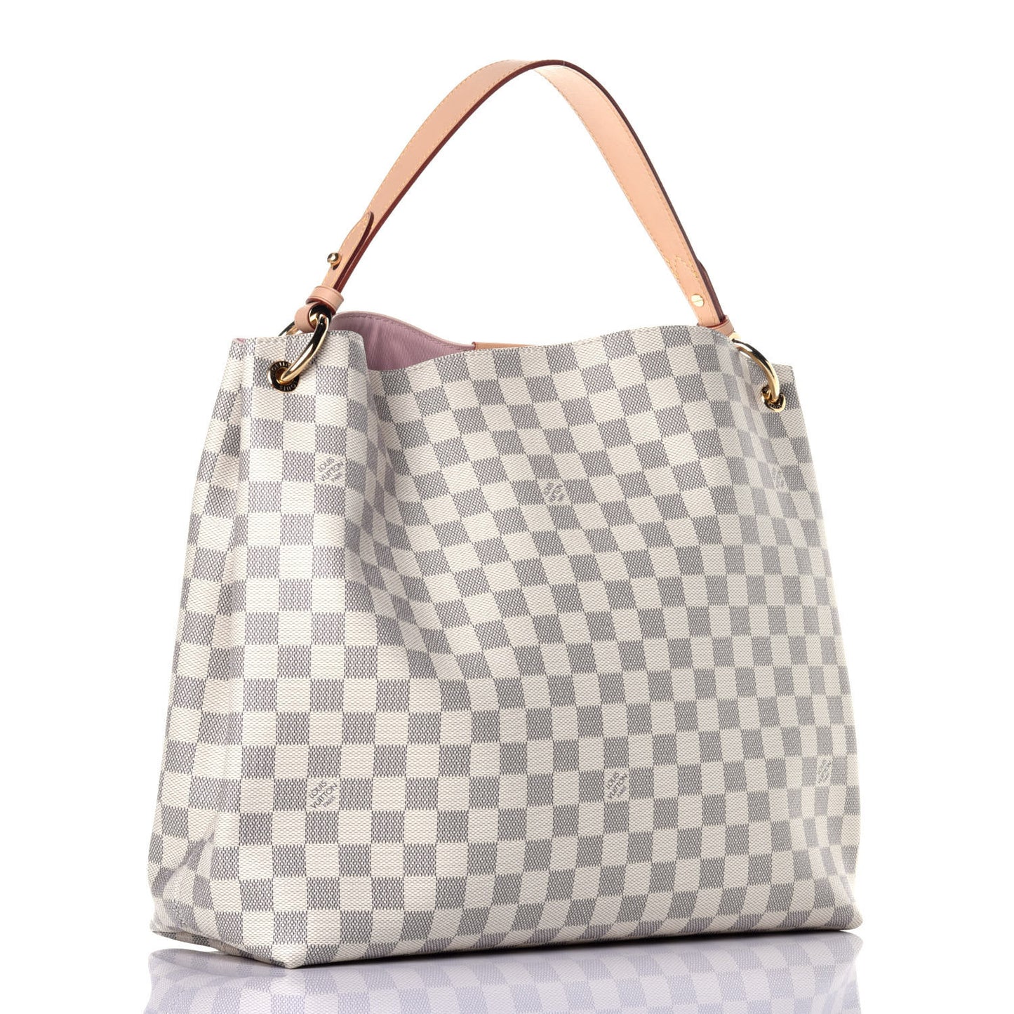 Damier Azur Graceful MM Rose Ballerine